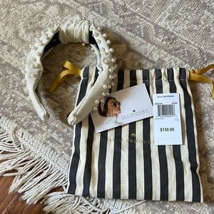 Lele Sadoughi Ivory Pearl Headband